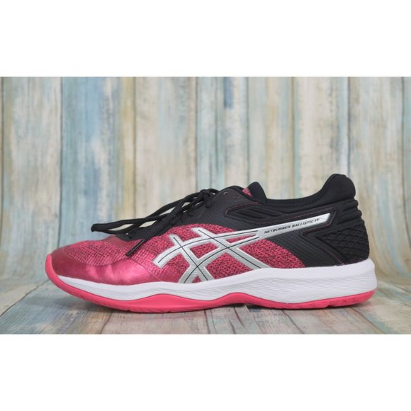 LN ✨ Asics Netburner Ballistic FF Women's Size 9 Indoor Court Shoes Pink - Picture 4 of 10
